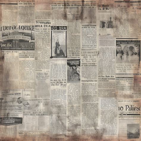 Textura de un periódico antiguo Imagen Premium generada con IA