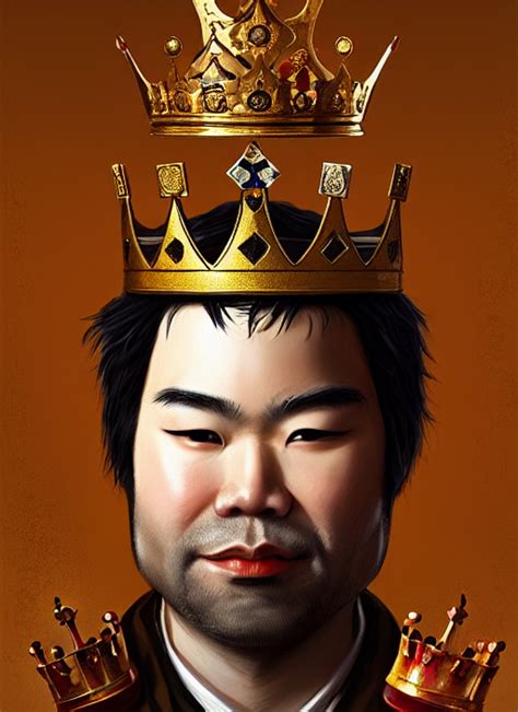 Prompthunt Gm Hikaru Nakamura Dressed As A King With A Chess Piece As