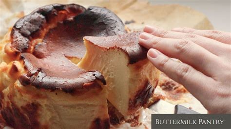 แปลสูตร Basque Burnt Cheesecake จากบล็อก Buttermilk Pantry Lemmemore