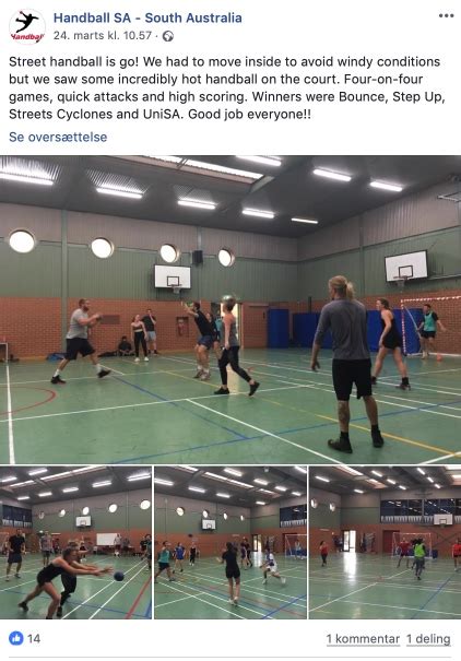 Australias First Street Handball Competition From Adelaide On A Tennis