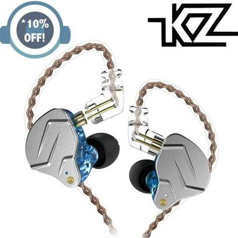 Jual Knowledge Zenith Kz Zsn Pro In Ear Earphone With Mic Biru Kota