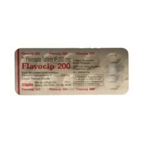 Flavocip Tablet Flavoxate Non Prescription Packaging Size