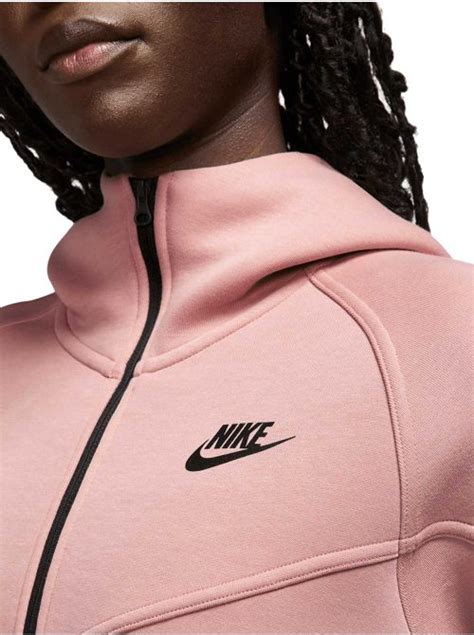 Nike Tech Fleece Nike Enski Duks Roze W Nsw Tch Flc Wr Fz Hdy