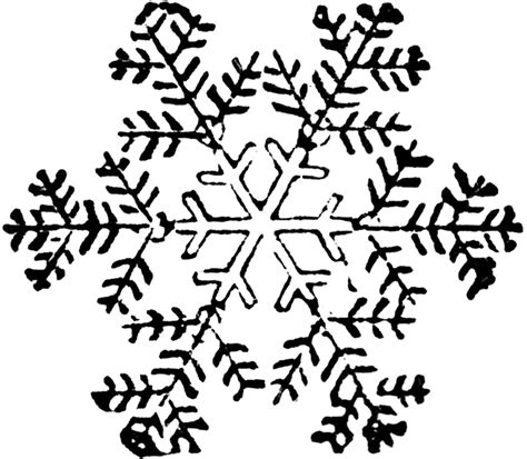 Snowflake Line Drawing - ClipArt Best