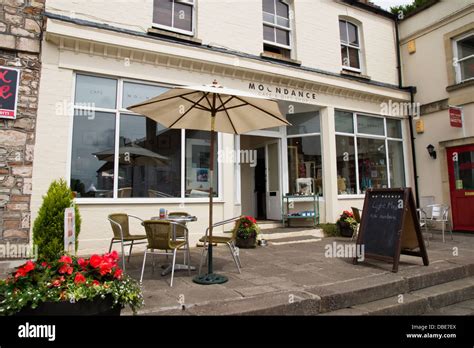 Chew Magna Village Somerset England Uk Moondance Cafe Stock Photo Alamy