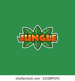 Jungle Logo Design Stock Vector (Royalty Free) 1253899291 | Shutterstock