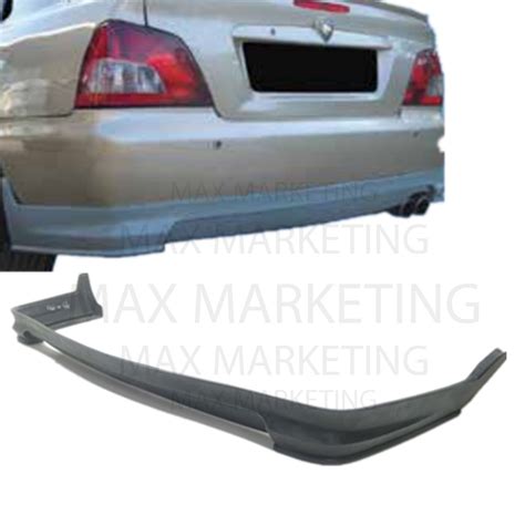 Proton Waja Rear Skirt R3 POLYURETHANE PU Skirt Lip Bodykit