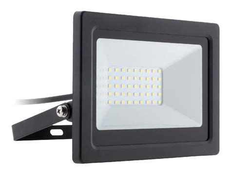 PROJECTEUR LED MURAL ÉTANCHE IP65 2400 LUMENS 30W NOIR