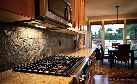 Slate Backsplash Ideas Rustic Look Trend Slate Tile