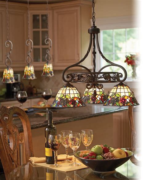 Pretty. | Stained glass lighting, Kitchen lighting fixtures, Glass lighting