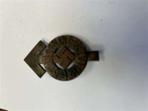 German Rd Reich Hj Proficiency Badge Naked Archer Donation Badge