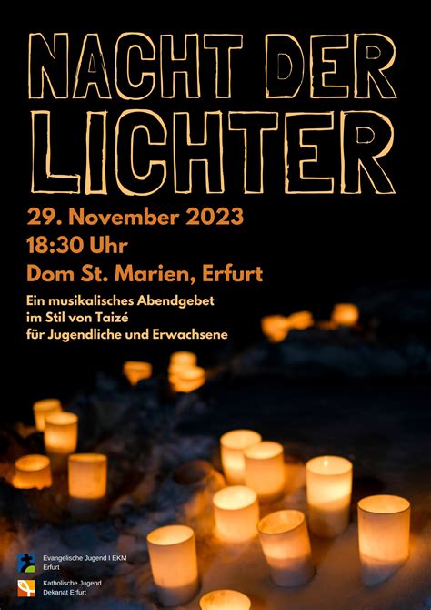 Dekanatsjugend Erfurt Veranstaltet J Hrliche Nacht Der Lichter Jung