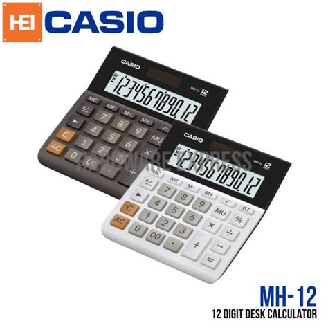 Casio Mh Desk Type Calculator Digits Extra Large Display