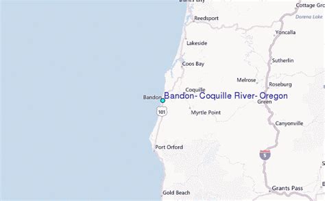 Bandon Coquille River Oregon Tide Station Location Guide