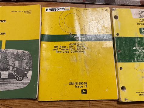 John Deere Owners Manuals BigIron Auctions