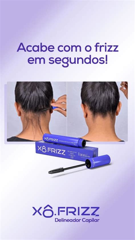 Forever Liss Kit Xô Frizz 2x Modelador De Fios 10g