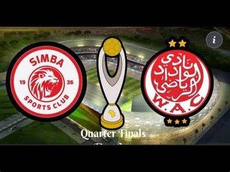 Simba Sc Vs Wydad Casablanca Live Today Highlights Simba Wydad