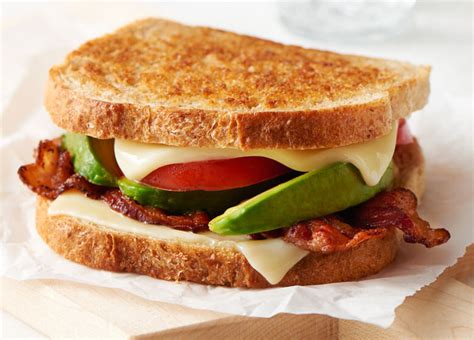 Grilled Cheese Sandwich With Bacon