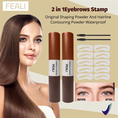 Jual Kode T V Feali Eyebrow Powder In Eyebrow Stamp Alis Stempel