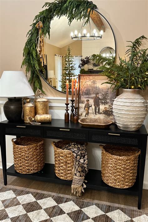 East Bluff Woven Drawer Console Curated On LTK