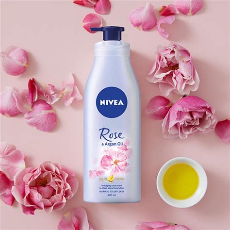 Buy Nivea Oil In Lotion Rose Argan Oil Body Lotion Ml Online At