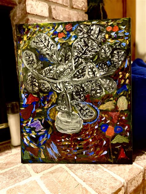 “The Tree of Knowledge”, Acrylic, 2021, 16 in x 20 in : r/painting