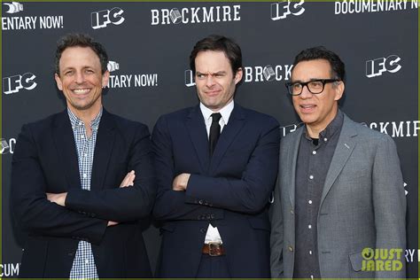 Seth Meyers Bill Hader And Fred Armisen Promote Their Show Documentary