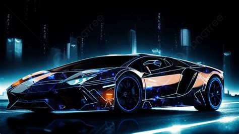 Sports Car Futuristic Sci Fi Background Sports Car Future Science