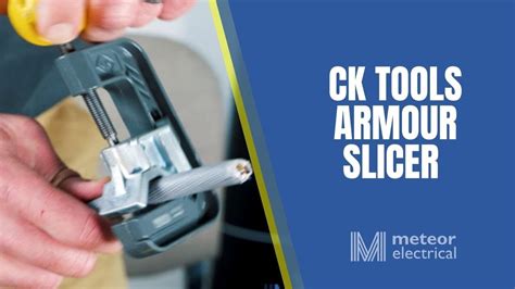 Swa Cable Stripping Tools Key Features Of The Ck Tools Armour Slicer