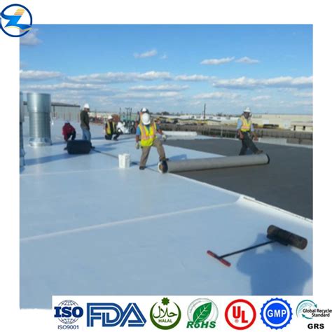 Hot Sale 2021 Polyester Reinforced White Membrane Waterproof PVC Roof