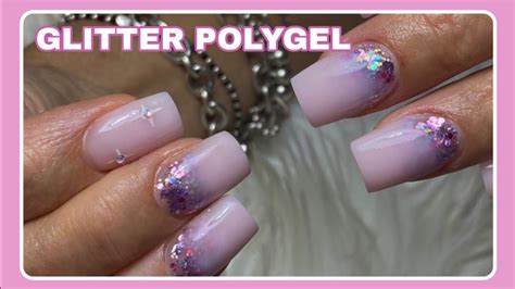 NAILS POLYGEL E GLITTEROZZI ValentinaMNails YouTube