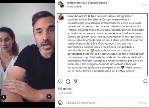 Marco Horácio já foi pai pela segunda vez