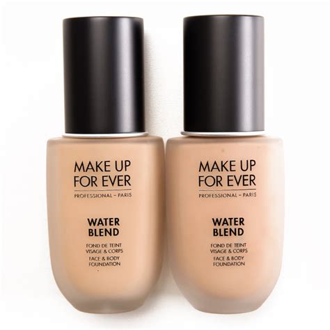 Make Up For Ever Water Blend Foundation Review Photos Swatches