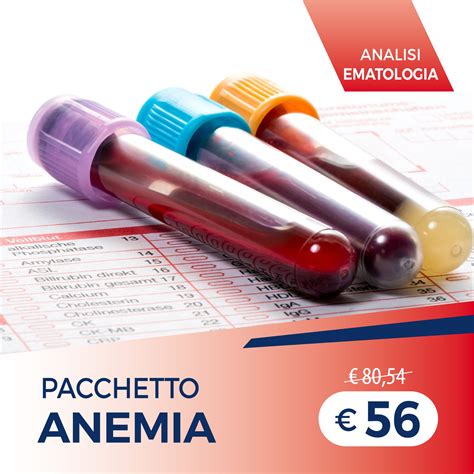 Pacchetto Analisi Ematologia Anemia Pacchetti Salute Marilab