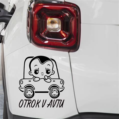 Nalepke za avtomobile otrok v avtu punčka Gogashop