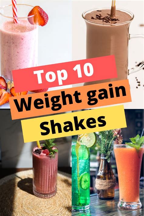 The Top 10 Weight Gain Protein Shakes | Protein shakes, Gain weight ...