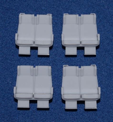 Br Mk2 Coach Seats Standard Class Open O Gauge 7mm Scale Uk