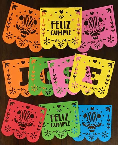 Papel Picado Mexican Garland Banderin Banner In 2022 Handmade Flowers Paper Unique