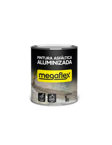 MEGAFLEX PINTURA ALUMINIZADA X 1LITRO