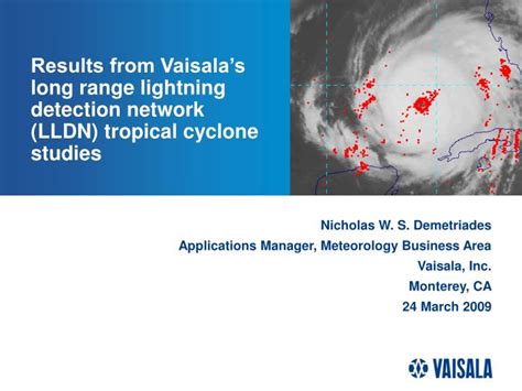 Ppt Results From Vaisalas Long Range Lightning Detection Network