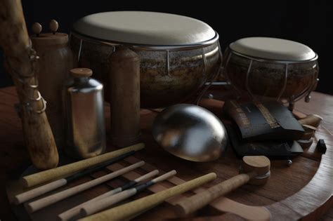 Premium AI Image | percussion instruments