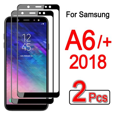 Pcs En Verre Tremp Pour Samsung Galaxy A Plus Protecteur D