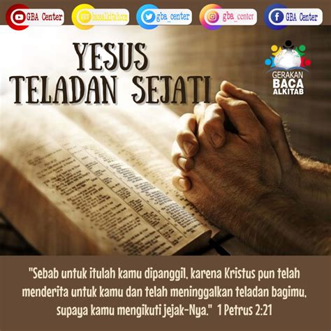 Yesus Teladan Sejati Petrus Tb Gerakan Baca Alkitab