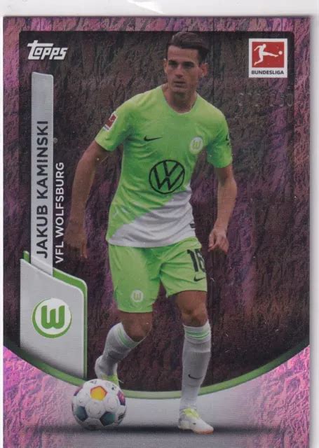 Topps Bundesliga Num Ro Jakub Kaminski Rose Jade Eur