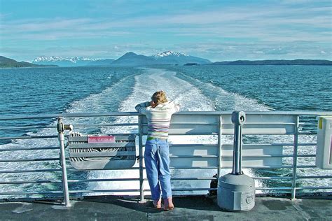 Auke Bay From Stern Of Boat In Juneau Alaska Photograph By Ruth Hager