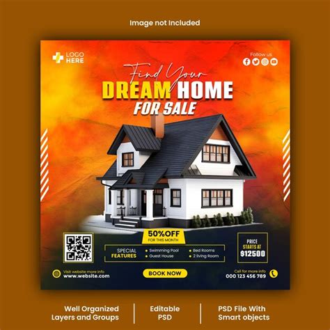 Premium Psd Real Estate Instagram Post Or Social Media Banner Template