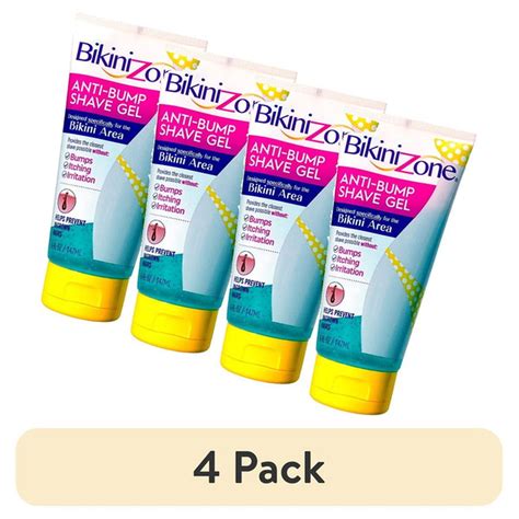 Bikini Zone Women S Formulated Anti Bumps Shave Gel For Sensitive Skin