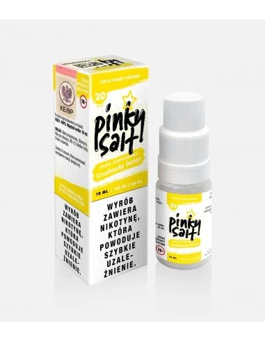 Pinky Salt Truskawka Banan 20 Mg 10 Ml