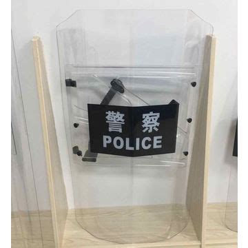 China Rectangular UV Stabilized Polycarbonate Anti Riot Shield With 95