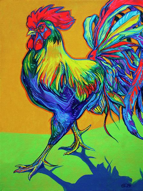 Abstract Rooster Paintings - Painting Photos